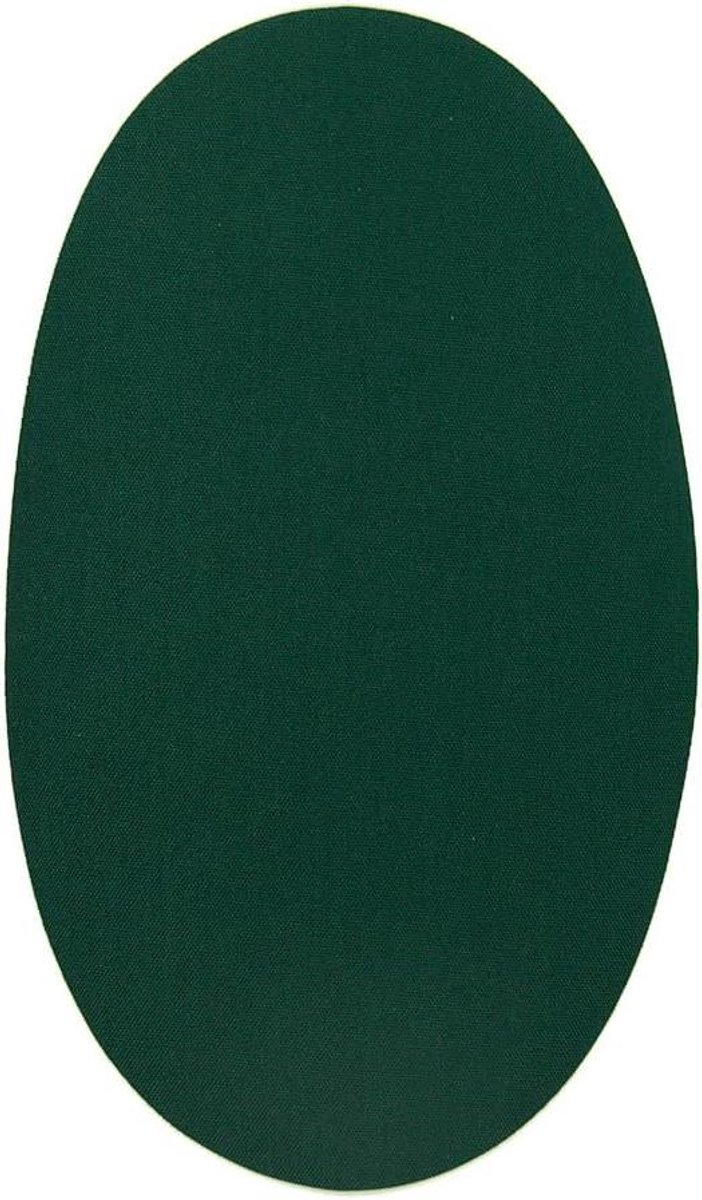 Kniebeschermers Strijkbaar - Reparatiedoekjes Kleding - Kleding Repareren - Thermo-klevend - 16 x 10 cm - Flesgroen