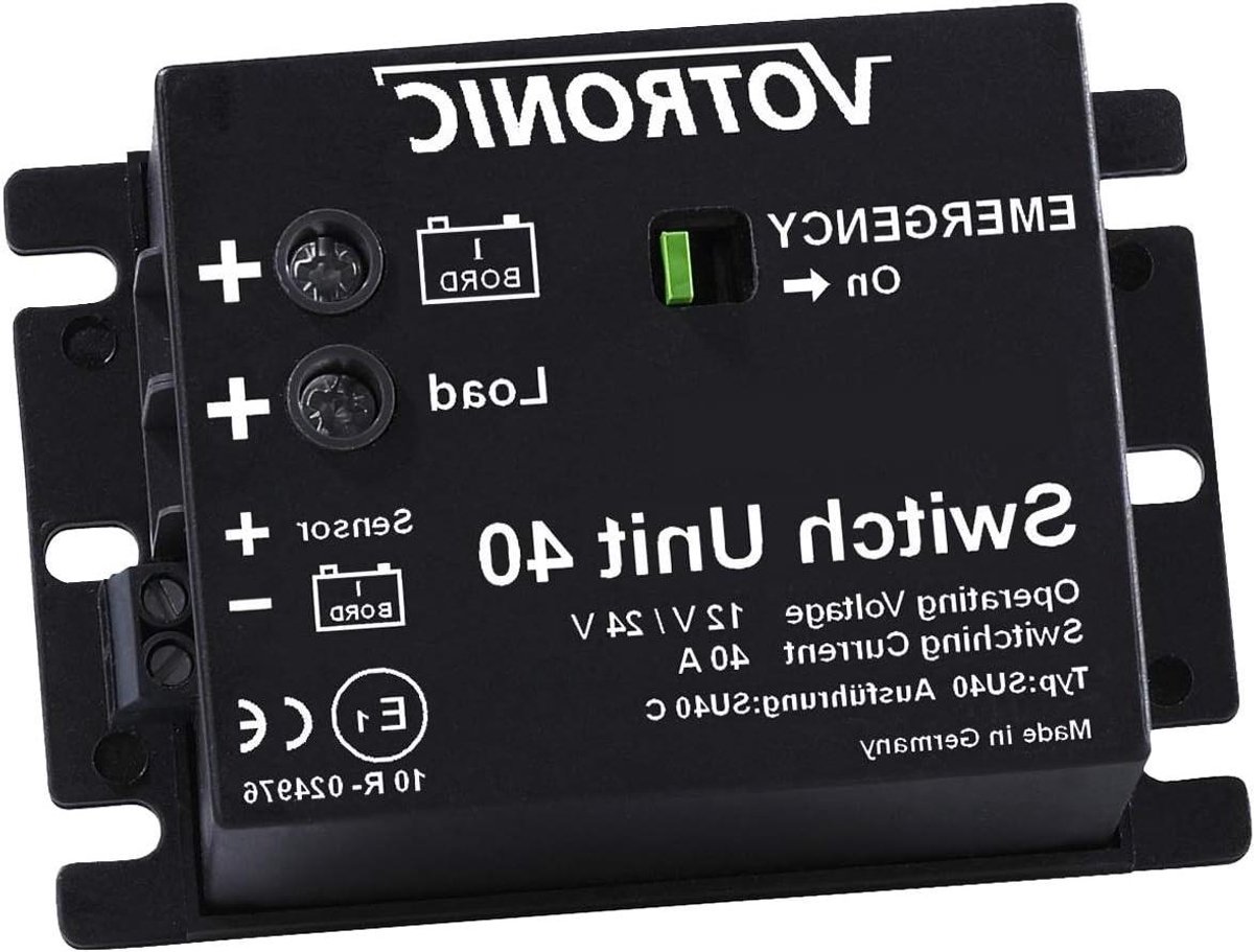 Hoofdschakelaar Boordelektronica - Batterijschakelaar Afstandsbediend - Stroombeheer Voertuig - Afstandsbediening Met Schakelaar - 14 x 9 x 6 cm - Zwart