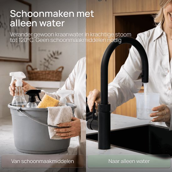 Skrub Stoomreiniger PRO – Tapijtreiniger – Handstomer – 1500W – Stoomdweil & Vloerreiniger – Carpet Cleaner met 20 Accessoires – 45 Min Stomen