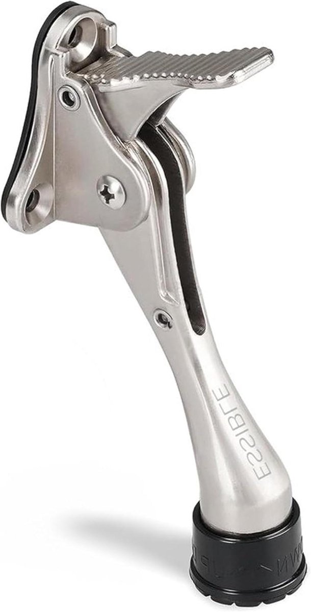 Stevige Deurstopper - Deurvastzetter - Deur Open Houden - Verstelbaar - 13 cm - Zilver