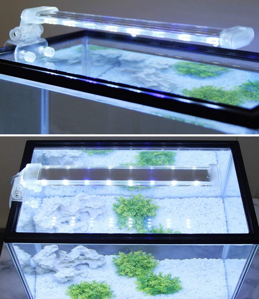 Aquariumlamp LED - Zoetwater verlichting - Planten groei - Volledig spectrum - 400 x 40 mm - Wit