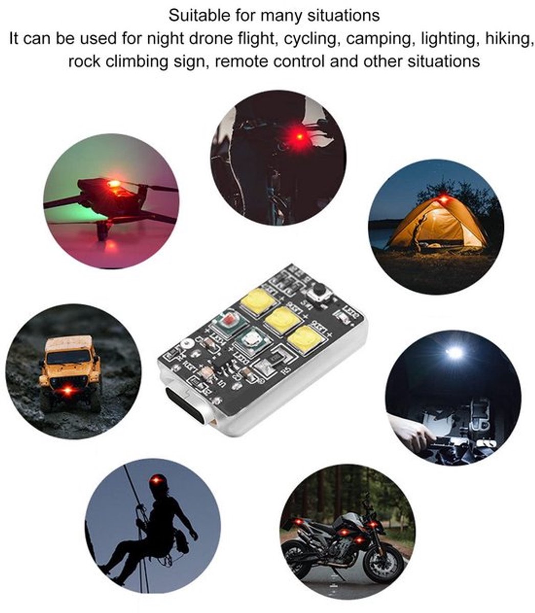 Aladdien - Drone Strobe Licht - Ultralichte Waarschuwingslamp