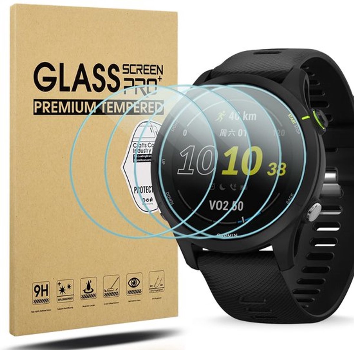 Dailygoody - Gehard Glas Beschermfolie - Compatibel met Garmin