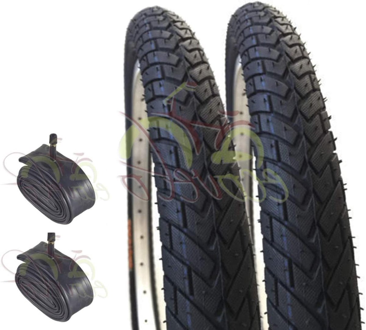 Fietsbanden set - BMX banden - Fietsen onderhoud - Hoge luchtdichtheid - 20 inch - Zwart