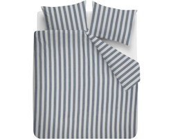 Beddinghouse Jamie dekbedovertrek - Tweepersoons - 200 x 200/220 cm - Blauw