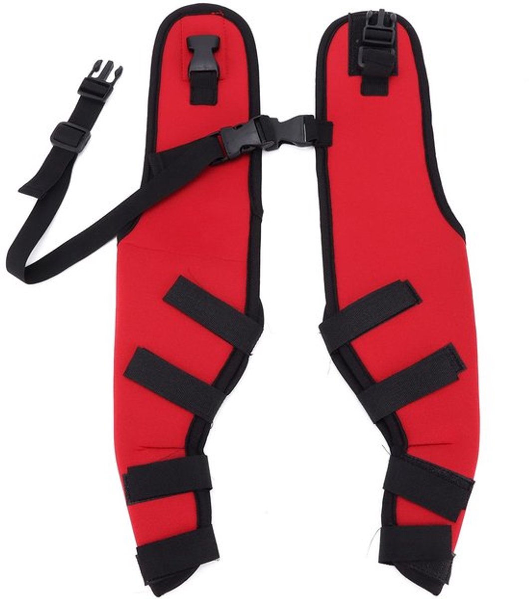 Dailygoody - Hondenkniebrace - Verstelbare Achtersteun - Rood