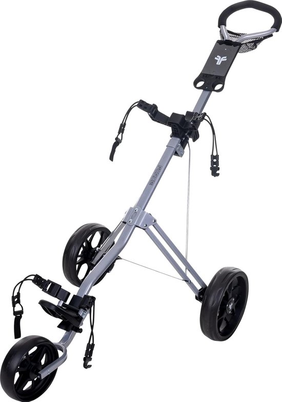 Golftrolley Opvouwbaar - Golfkar 3-wiel - Golfen Gemakkelijk Maken - Eenvoudig Eénstaps Vouwmechanisme - 78 x 42 x 40 cm — afbeelding 3