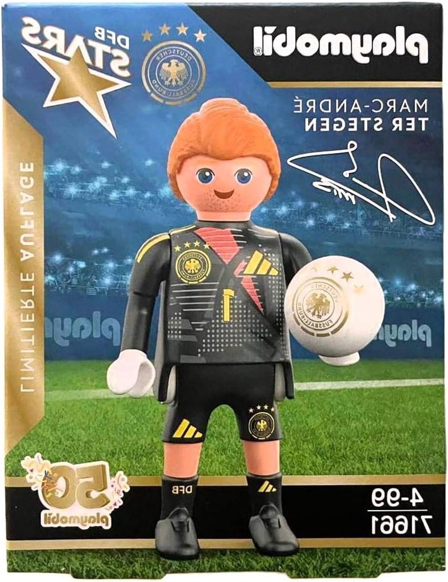 Speelfiguur Voetballer - Verzamelobject Figuur - Voetbal Fans - Limited Edition - 1:24 Schaal - Rood