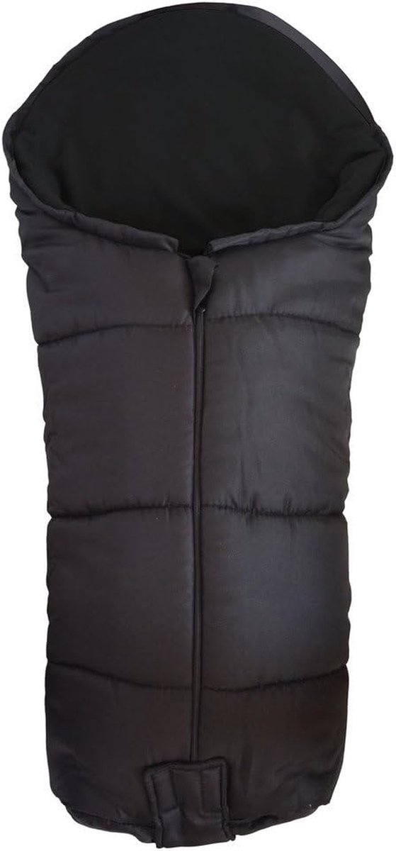 Voetenzak Kinderwagen - Babyzak Wandelwagenzak - Baby Comfort - Warm Fleece Gevoerd - 39 x 30 x 15 cm - Zwart