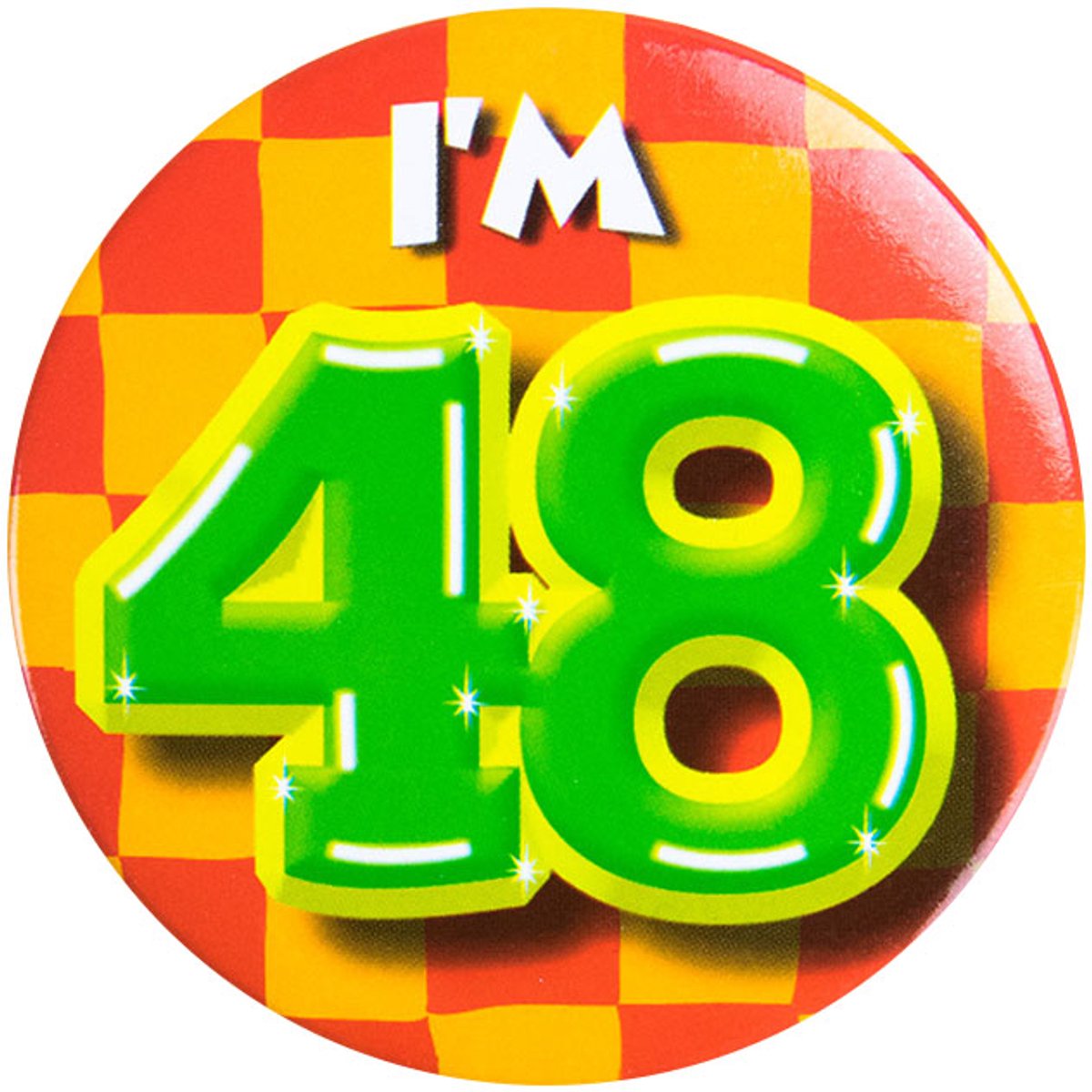 Button Verjaardag - 48 Jaar