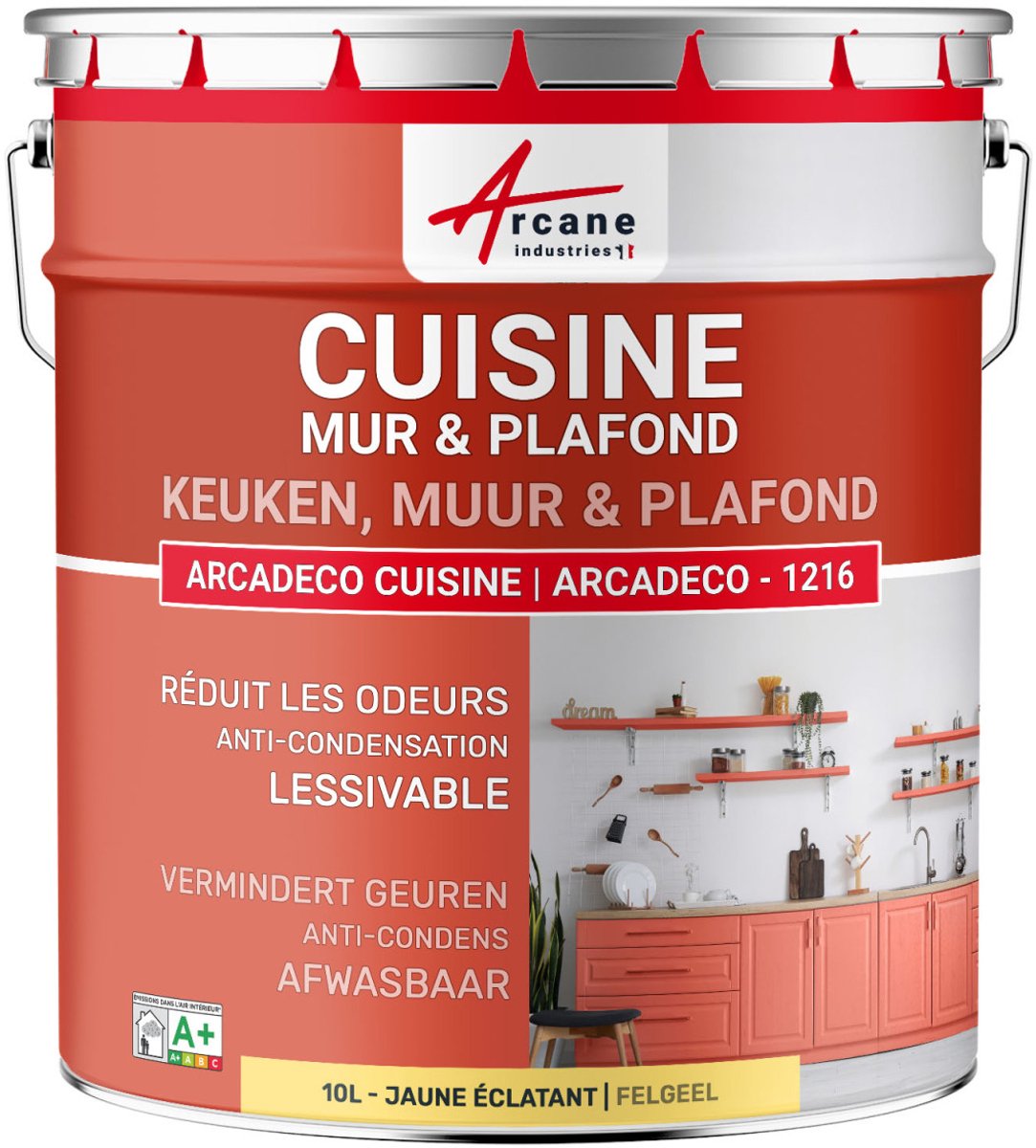 Wasbare keukenverf, muur en plafond: ARCADECO - 1216
