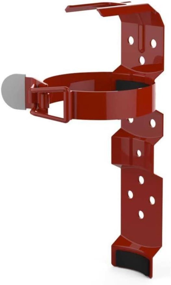Brandblusser Beugel - Brandblusser Houder - Brandpreventie Thuis - Gepoedercoat Staal - 3632 x 2159 x 813 cm - Rood