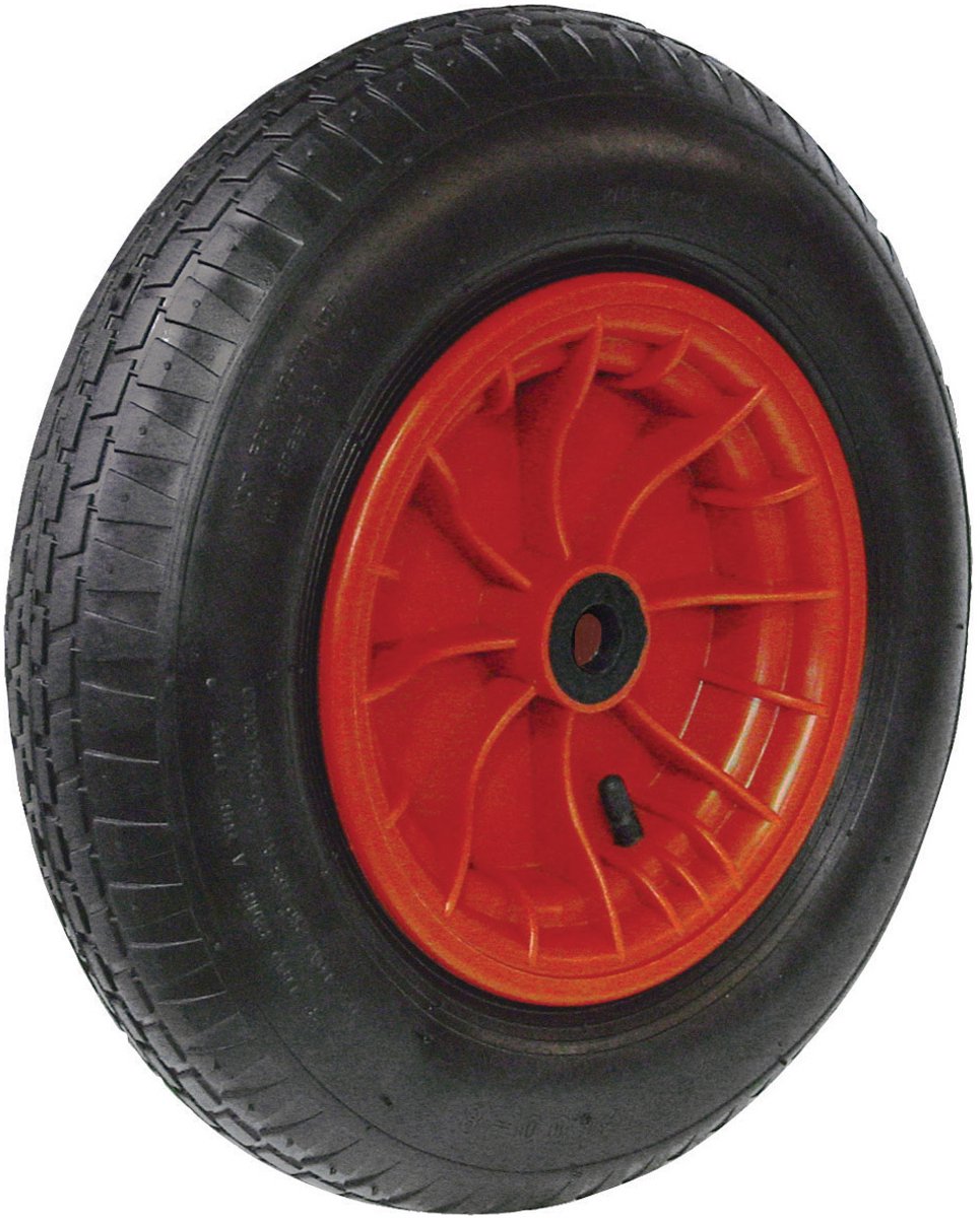 Kruiwagenwiel 4.00-8 – PVC Velg – Naaldlager – 2 Ply – Draagvermogen 160 kg – WHEEL TECH EUROPE