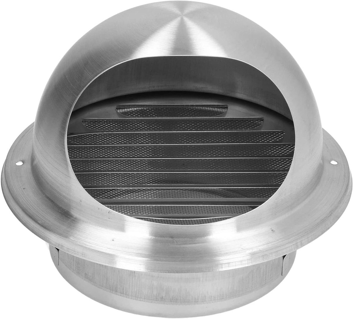 Externe Afzuigkap Ventilatie Roestvrijstaal Keuken Ventilatie Duurzaam Materiaal 160 mm Zilver