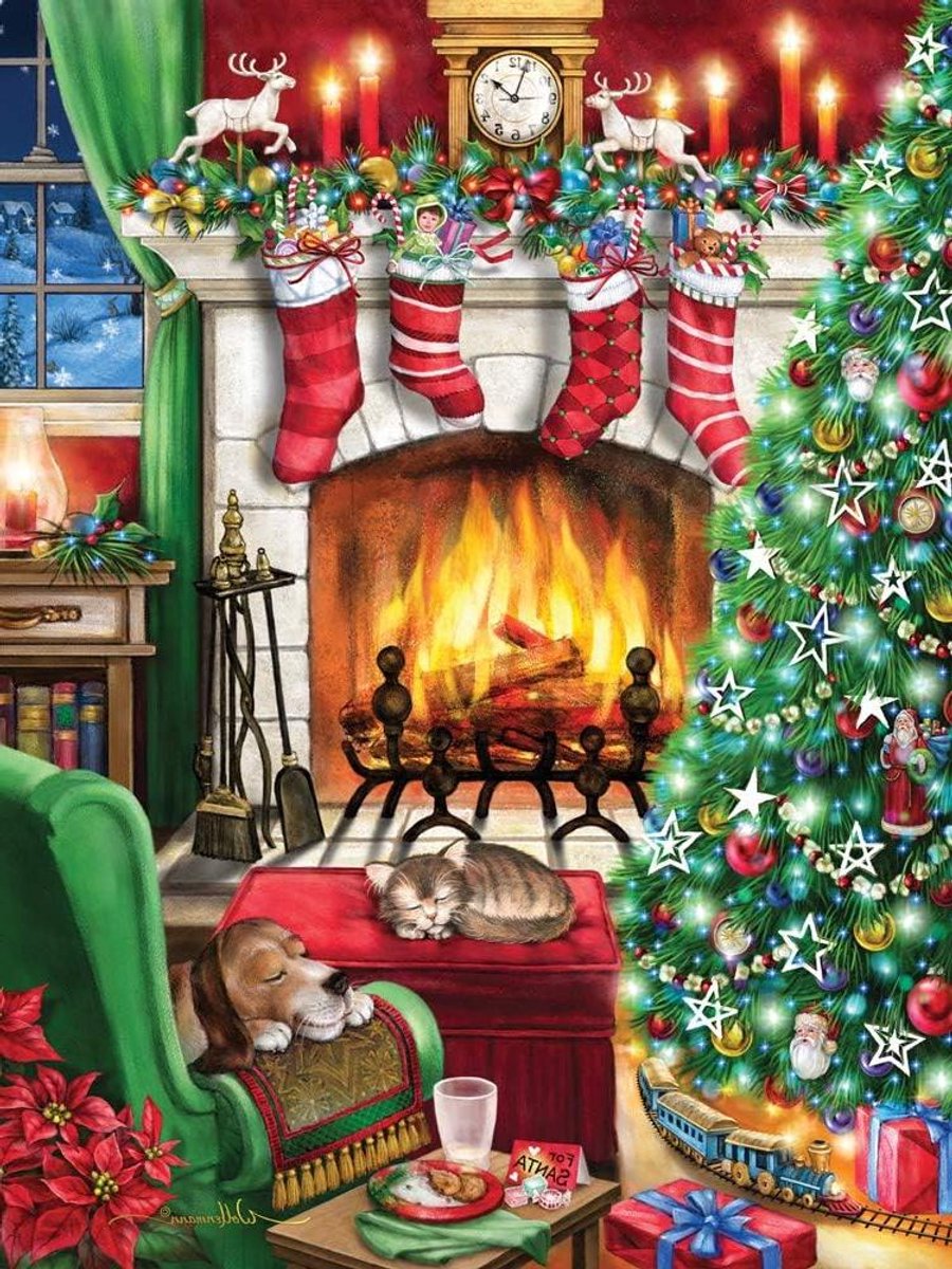 Kerst Puzzel - Legpuzzel Stukjes - Ontspannen Vrije Tijd - Precisie Gesneden Stukken - 550 Stukjes - Multicolor