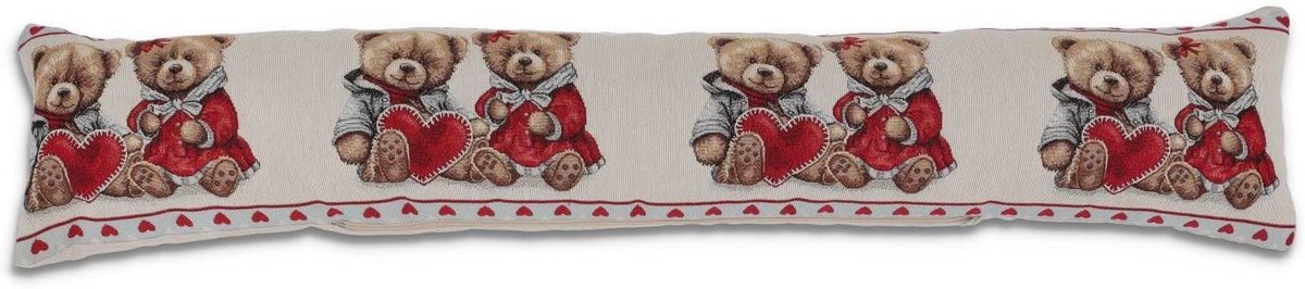 Tochtstopper - Koude isolator - Woondecoratie - Geweven kerstmotief - 95 cm - Meerdere kleuren