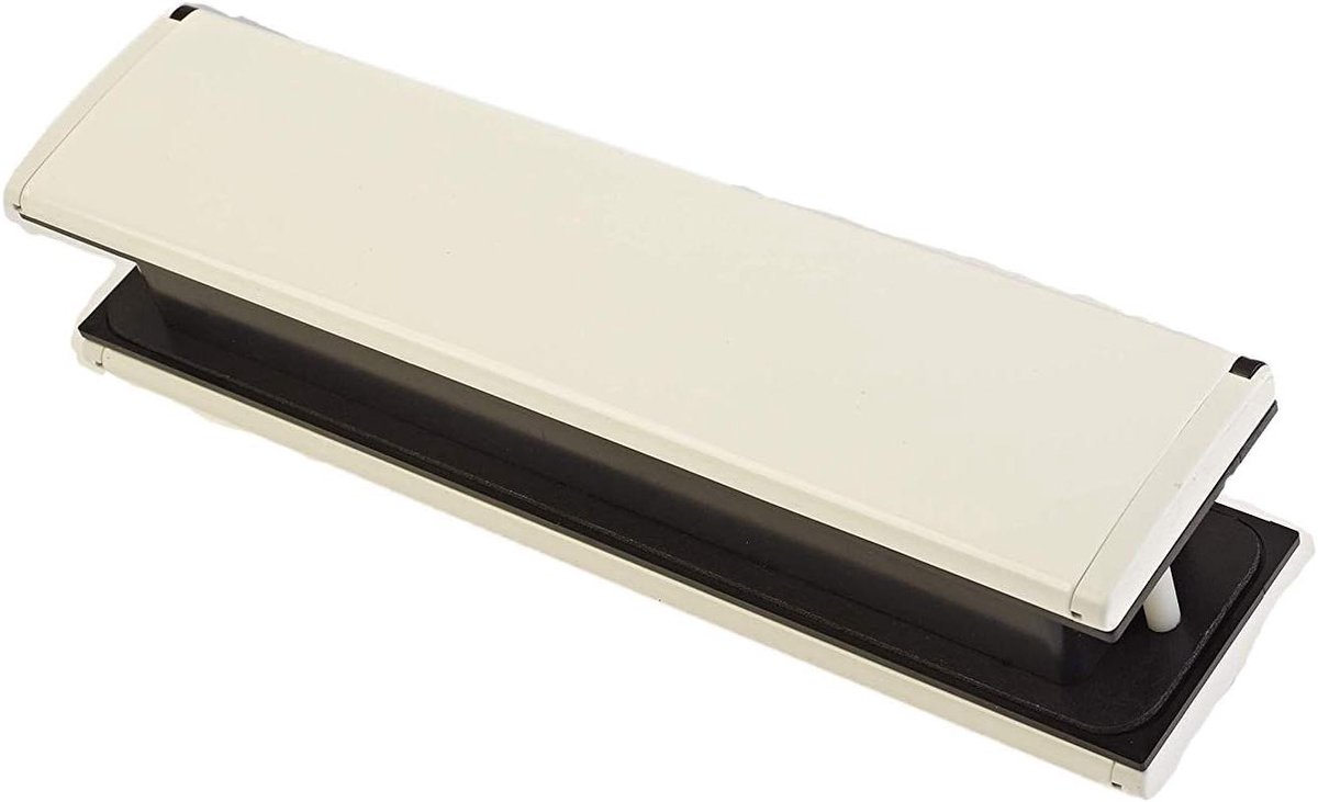 Letterplaat - Brievenplaat - Toegangscontrole - Corrosiebestendig staal - 345 cm - Wit