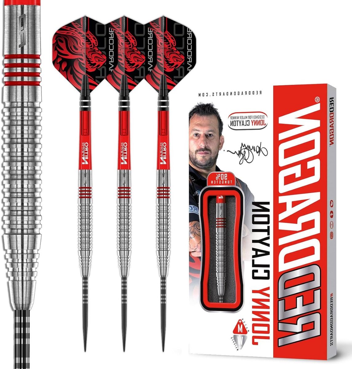 Dartset Tungsten - Steel Darts - Precisie Werpen - Lage Bounce Ontwerp - 22G - Zilver