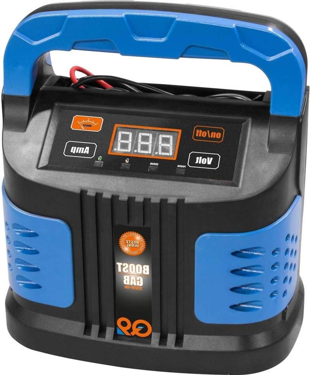 Automatische Acculader - Batterijlader - Voertuigen Onderhoud - Geïntegreerde Batterijbewaking - 10 Ampère - Zwart
