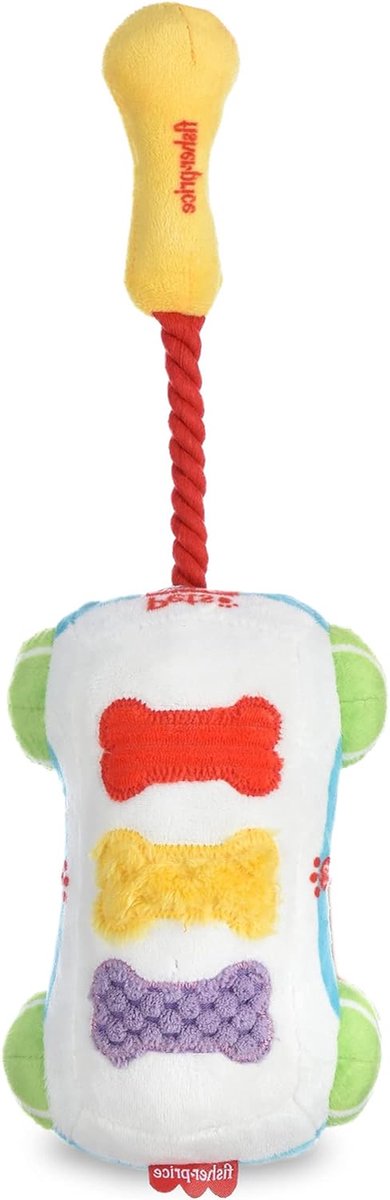 Pluche Xylofoon Speeltje - Honden Speelgoed Puppy - Gezonde Gewenning Geluiden - Verschillende Texturen