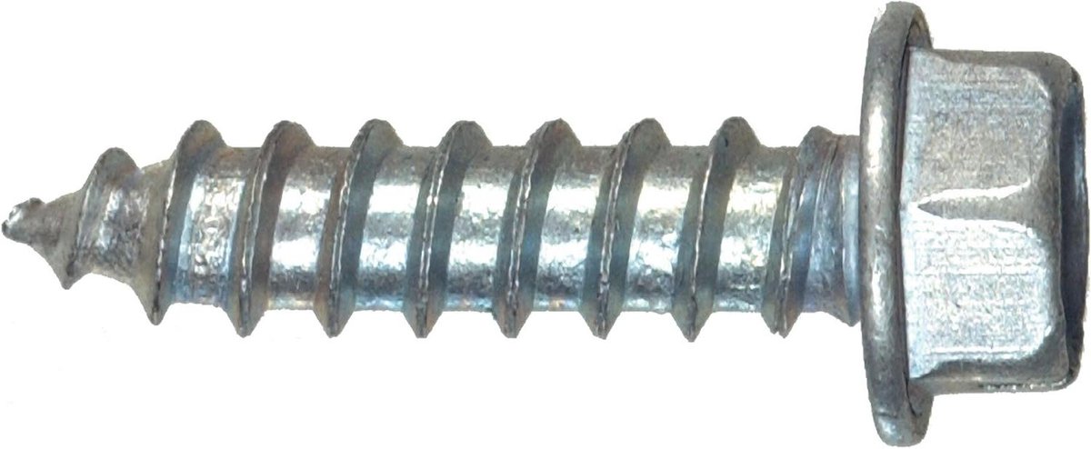 Metaalschroeven - Plaatwerk schroeven - Metaal Bevestigen - Zelfborend - 100 stuks - Verzinkt