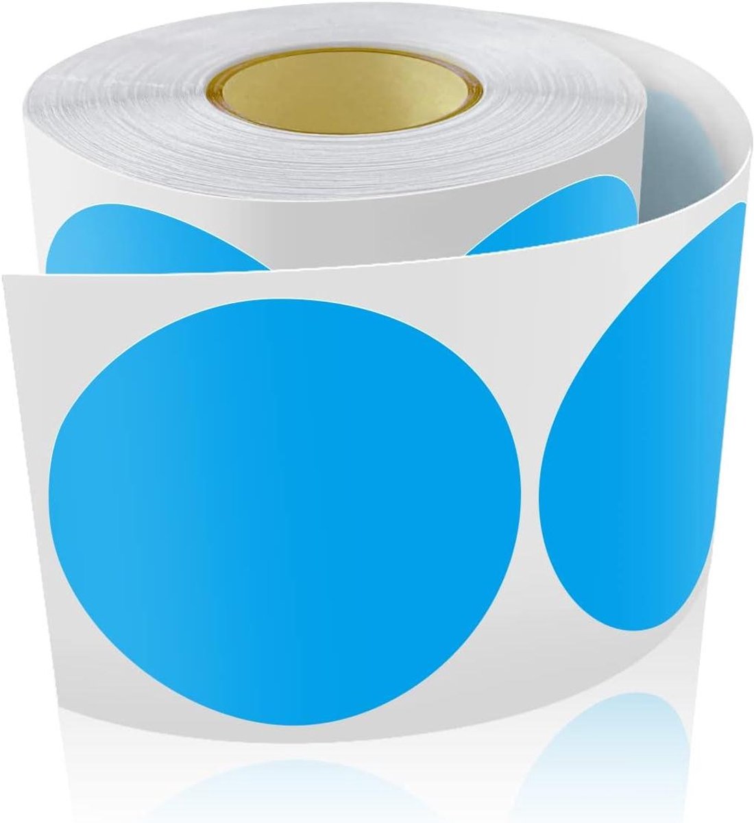 Ronde Stickers - Etiketten Cirkel - Kleurcodering Organiseren - Verwijderbare Lijm - 50 mm - Blauw