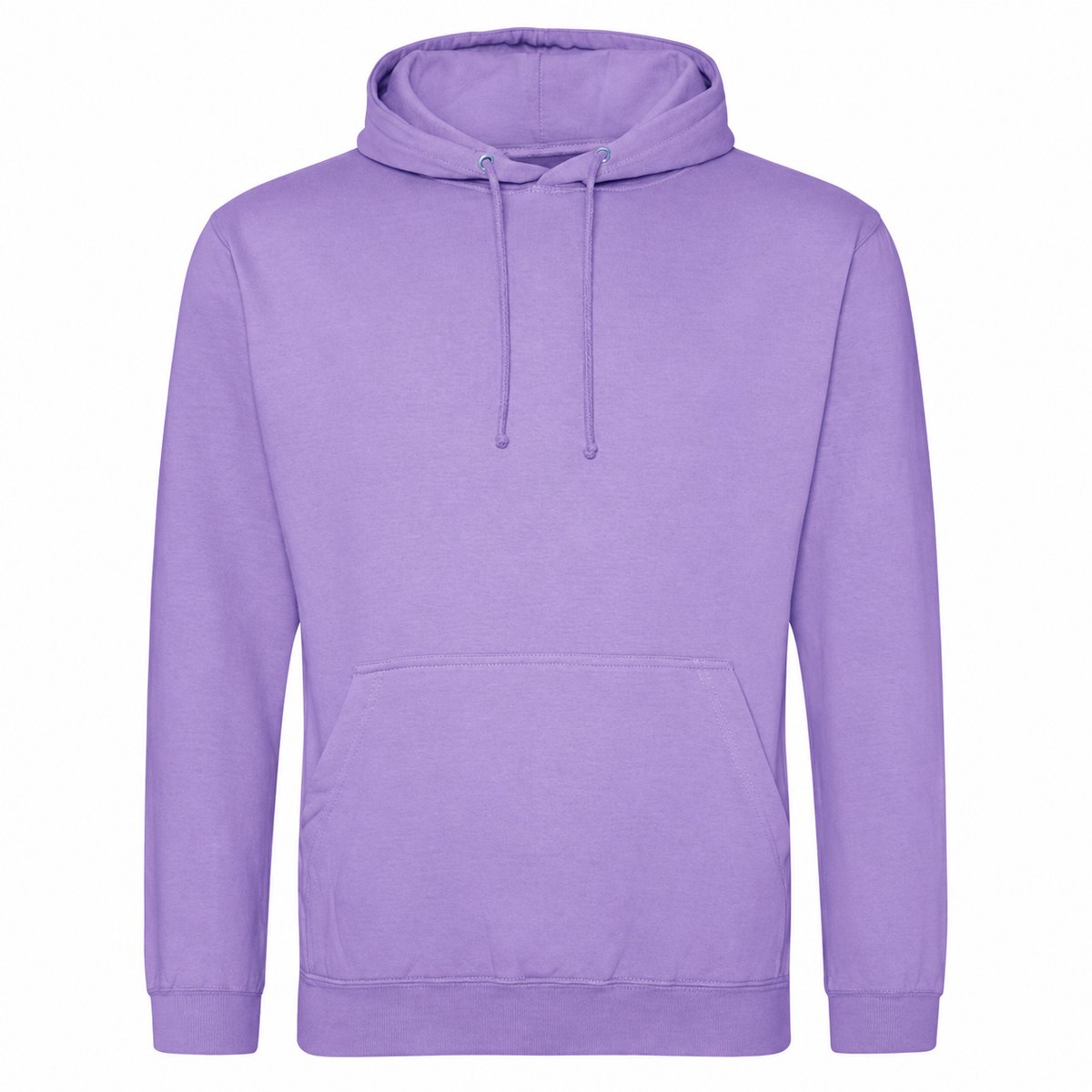 Hoodie Heren – Sweater met Capuchon – 80% Katoen – Lavendel Blauw
