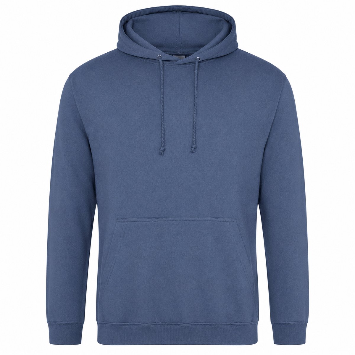 Hoodie Heren – Sweater met Capuchon – 80% Katoen – 3XL Staalblauw