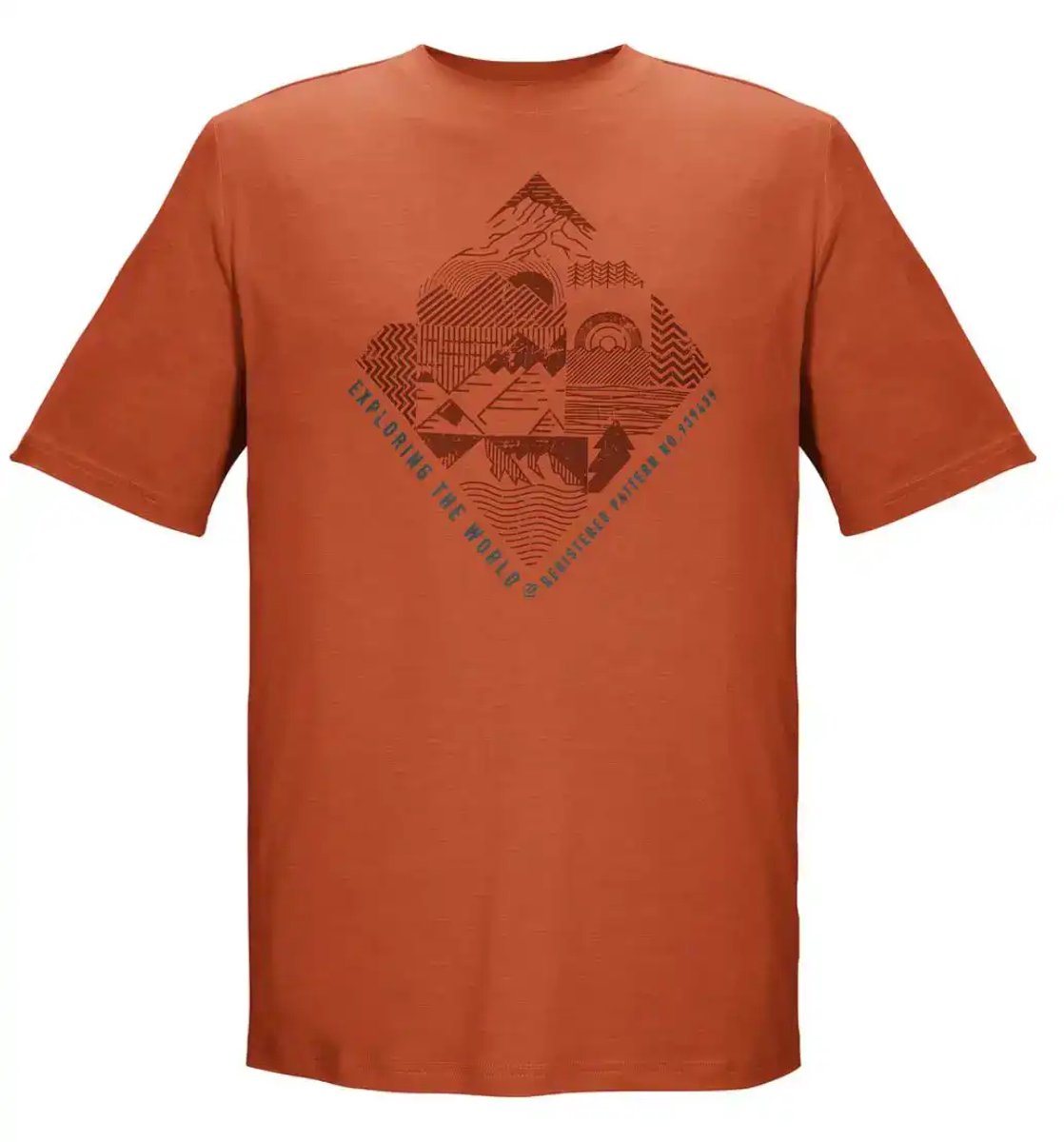 KILLTEC- KOS 24 Men TSHRT Roestig Orangje