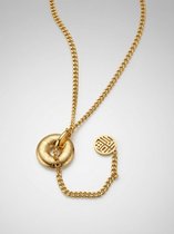 Goudkleurige No-Fade Waterproof Geometrische Hanger Ketting | 316L RVS