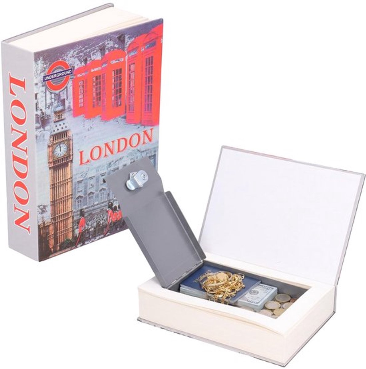 Store_7 - Boek Kluis - Versteekte Opbergdoos - Londen - Sleutelslot