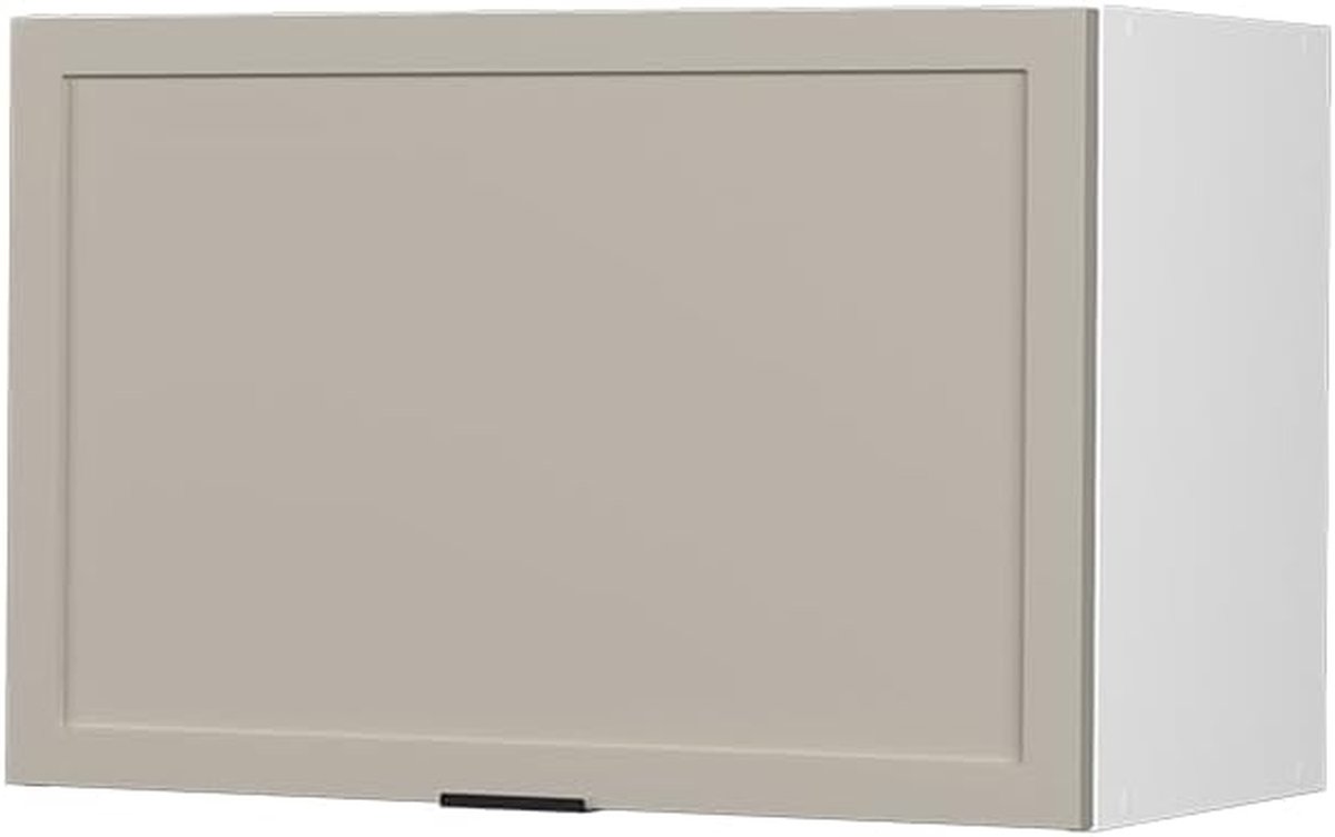 Hangkast Keuken - Wandkast Keukenkastje - Keuken Opbergen - Soft-close Scharnieren - 60 cm Breed - GrijsBeige