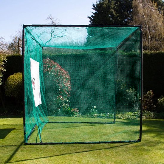 Golf Oefenkooi - Golfnet Driving Range - Golfswing Oefenen - Hoog Impact Net - 3m x 3m x 3m - Groen van GOLF — afbeelding 2