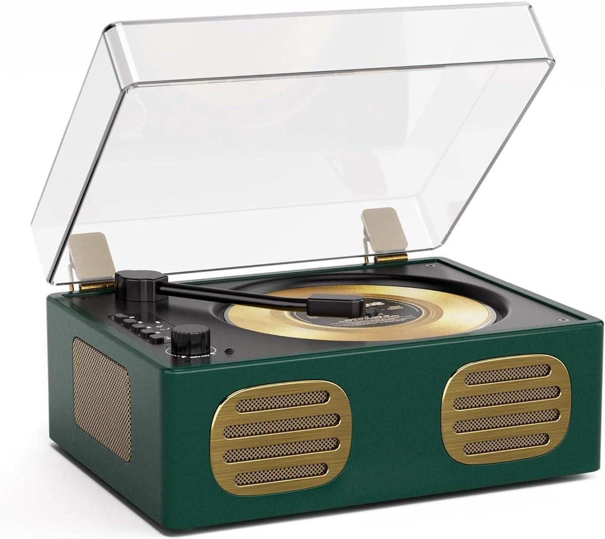 Draagbare CD-speler - Muziekspeler Audio Speler - Muziek Luisteren - Compact Ontwerp - 1 - Groen