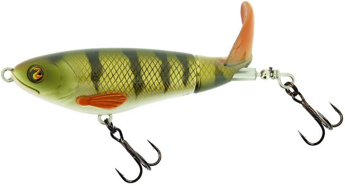 Whopper Plopper Wobbler - Oppervlakte Kunstaas - Roofvis Vangen - Uniek Geluid - 14 cm 39g - Perca