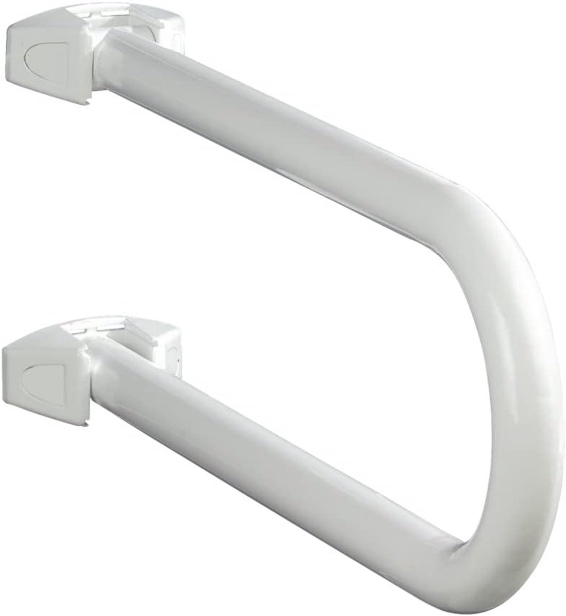 Badkamersteun - Evenwichtssteun Steunbeugel - Veiligheid in badkamer - TÜV-constructie getest - 53 x 21 x 10 cm - Wit