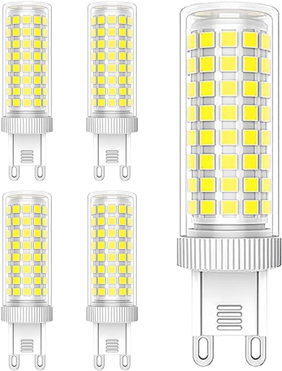 G9 LED Gloeilampen - Bipin Lampen - Verlichting Huis Kantoor - Energiezuinig Vervangend - 12W 5 Stuks - Koelwit