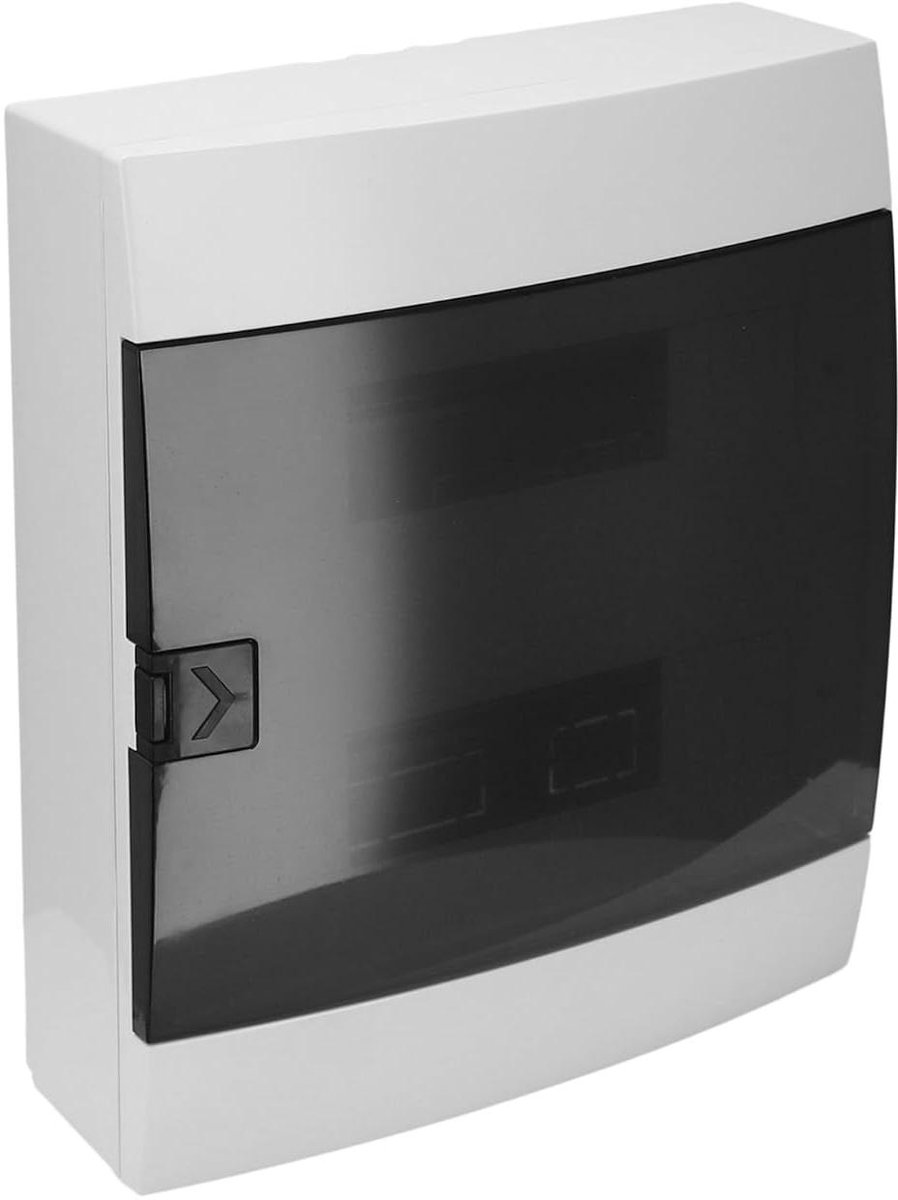 Verdeelkast Opbouw - Zekeringkast Groepenkast - Elektrische Installatie - IP40 IK08 Bescherming - 112x286x340 mm - Wit