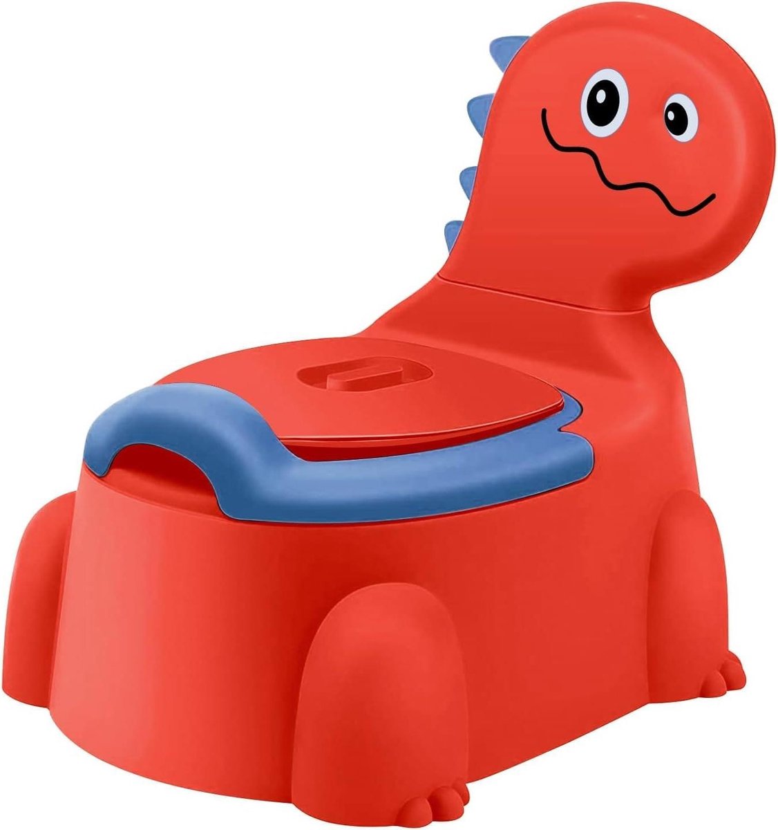 Dinosaurus Potty - Potje Stoel - Zindelijkheidstraining - Spatwaterdicht Ontwerp - 325 cm - Rood