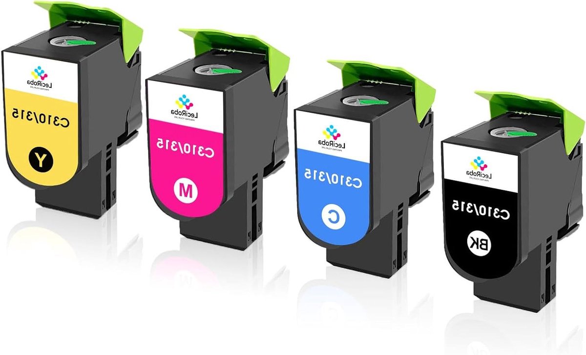 Tonercartridges voor Xerox - Toner C310 C315 - Kleurenprinten - Hoge Pagina-opbrengst - 4-Pack - Veelkleurig
