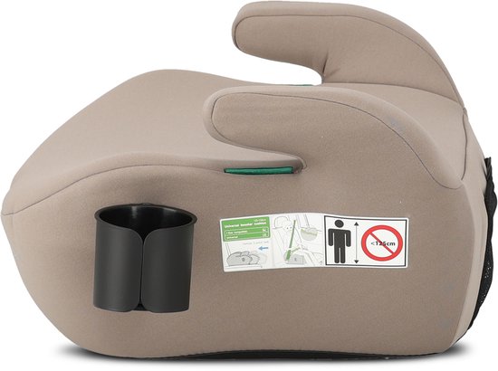 Deryan Cody Basic I-Size Autostoel Zitverhoger - Truffle Nougat van Deryan — afbeelding 2