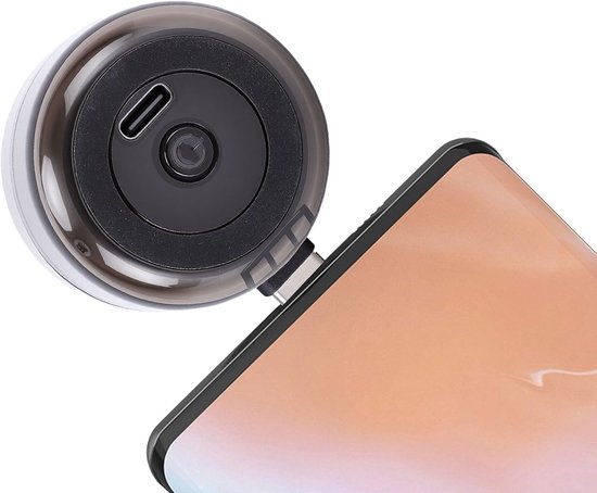 Mobiele Telefoonluidspreker - Geluidversterker - Muziek Luisteren - 5x Geluidsversterking - 3W Vermogen - Transparant Grijs — afbeelding 5