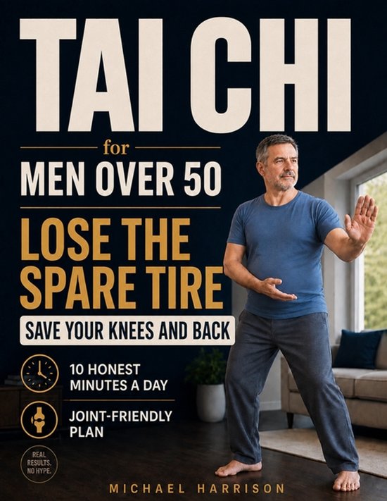 Tai Chi for Men Over 50 - Lose the Spare Tire, Save Your Kne ... - cover