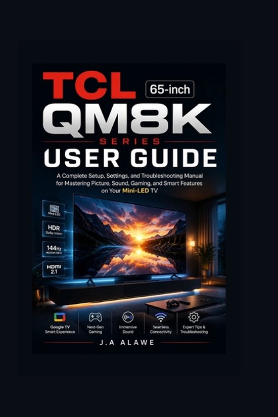 TCL 65-inch QM8K Series User Guide - cover