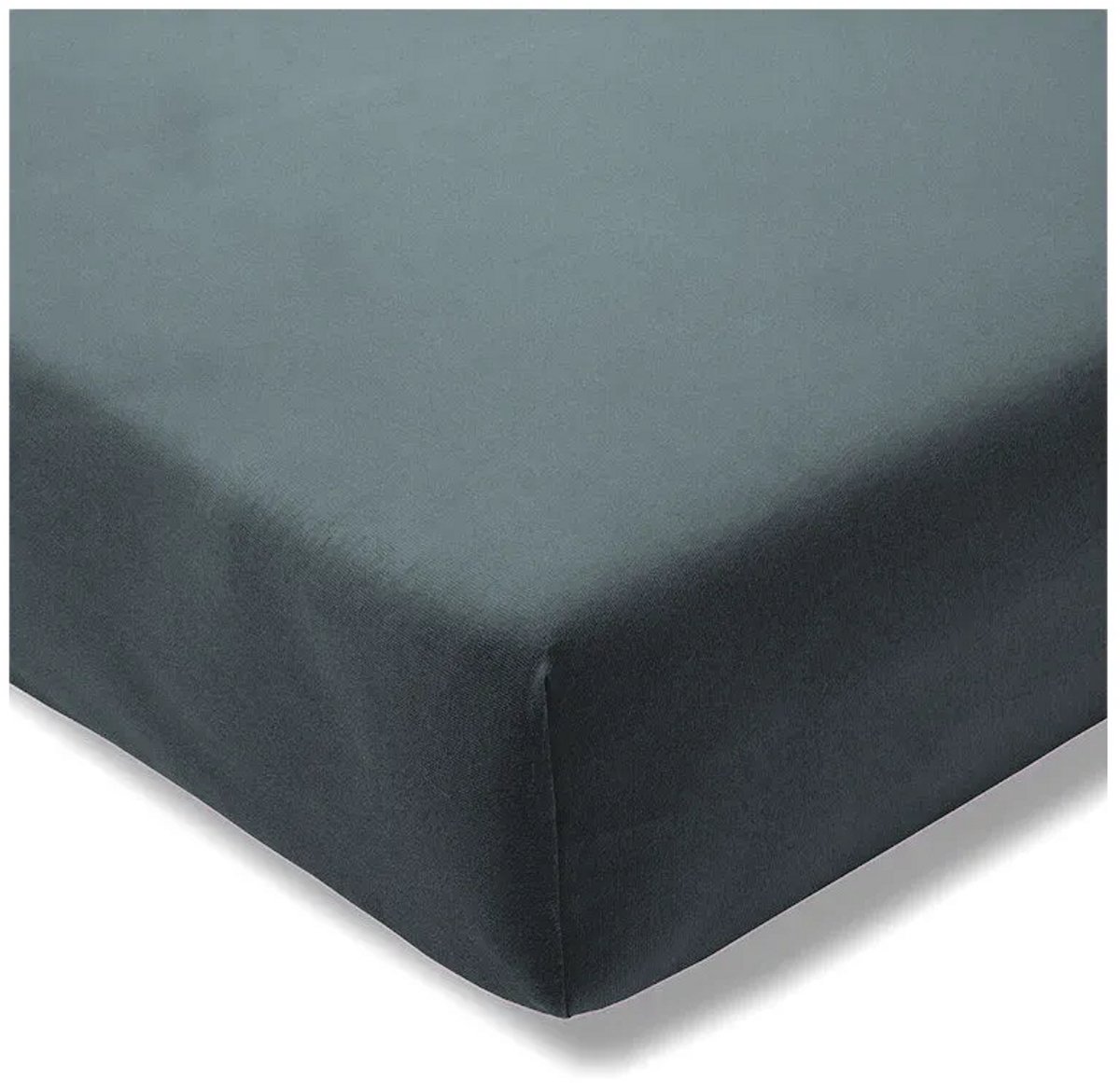 Estella 600 Serie - Jersey Hoeslaken - 150 x 200 cm - Blauw - Voor matrassen tot 40 cm