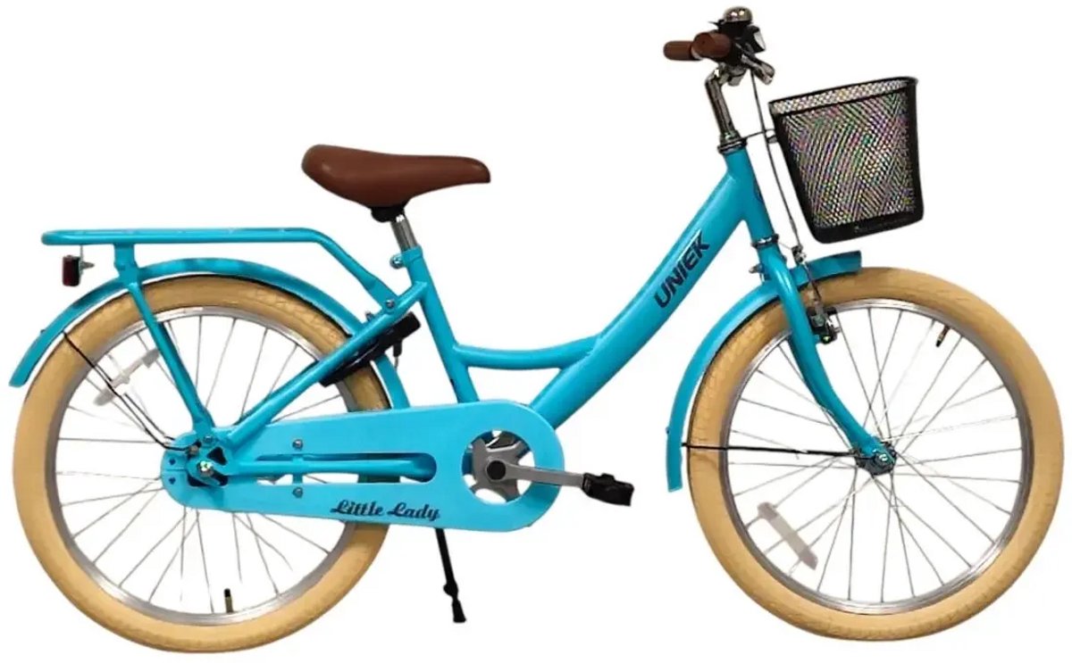 Uniek Kinderfiets Girly 20'' 1N Licht Blauw