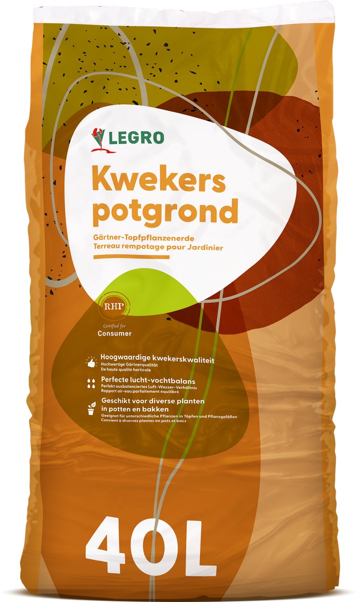 Legro kwekers potgrond 40 liter - hoogwaardige kwekerskwalit