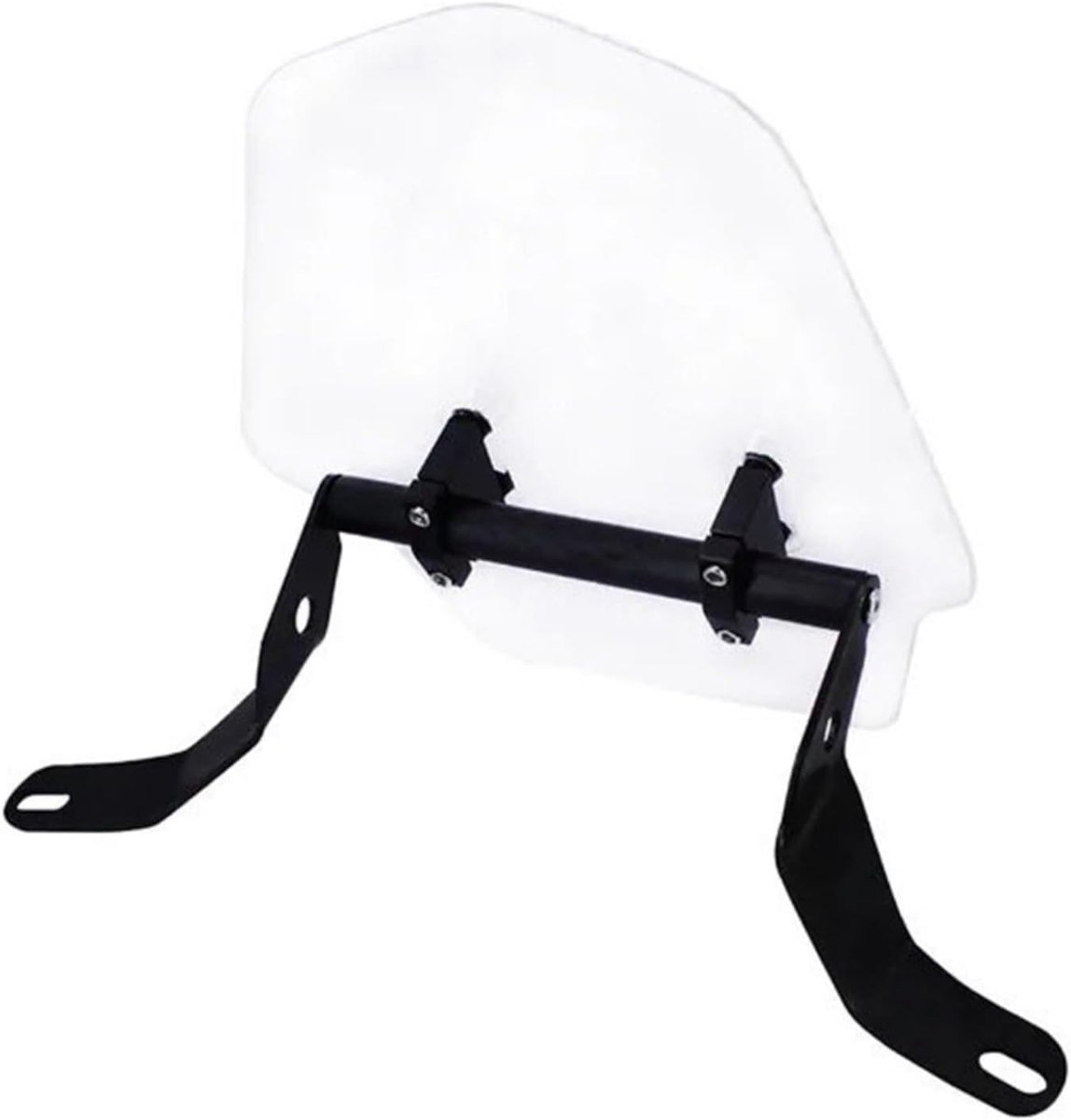 Motorfiets Voorruit - Scooter Windscherm - Comfortabel Rijden - Universele Pasvorm - 37cm Hoog - Transparant