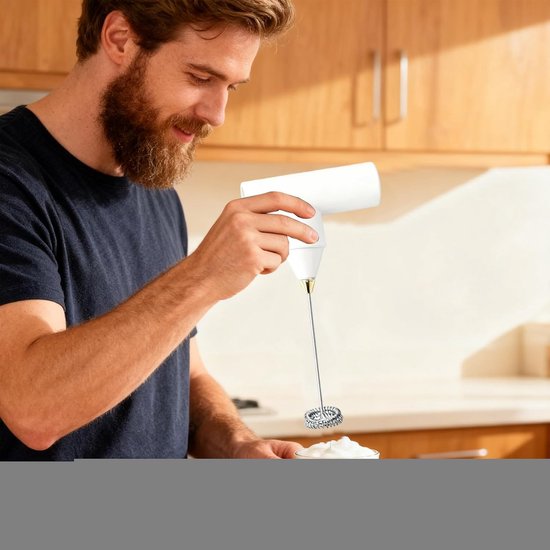 Elektrische Mixer - Eierklopper Keuken - Eieren En Room Kloppen - Draadloos En Compact — afbeelding 3