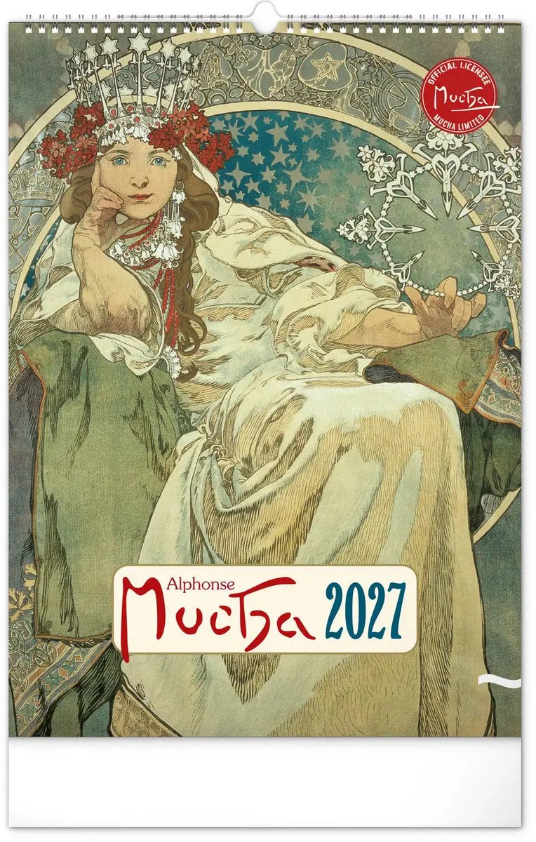 Alphonse Mucha Kalender 2027